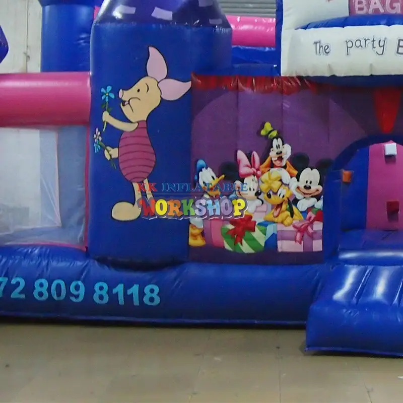 KK INFLATABLE portable water slide jumper supplier for paradise 7