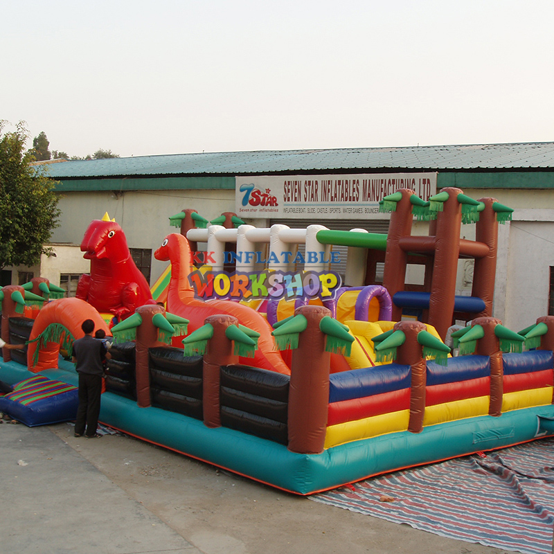 Large Inflatable Castle Bouncer Trampoline Jumping Playground Inflatable Combo with slide for birthday party 6