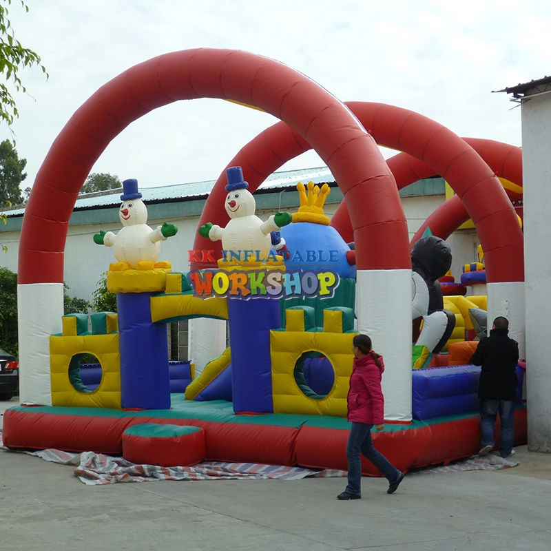 Arch Design Attractive inflatable amusement park, new Inflatable Castle theme Jumper bounce house for kids 1
