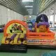 KK INFLATABLE tarpaulin water slide jumper manufacturer for christmas 2