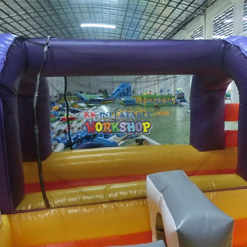 KK INFLATABLE tarpaulin water slide jumper manufacturer for christmas 6