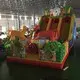 transparent inflatable bouncy castle jumping for amusement park KK INFLATABLE 4