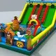 transparent inflatable bouncy castle jumping for amusement park KK INFLATABLE 8