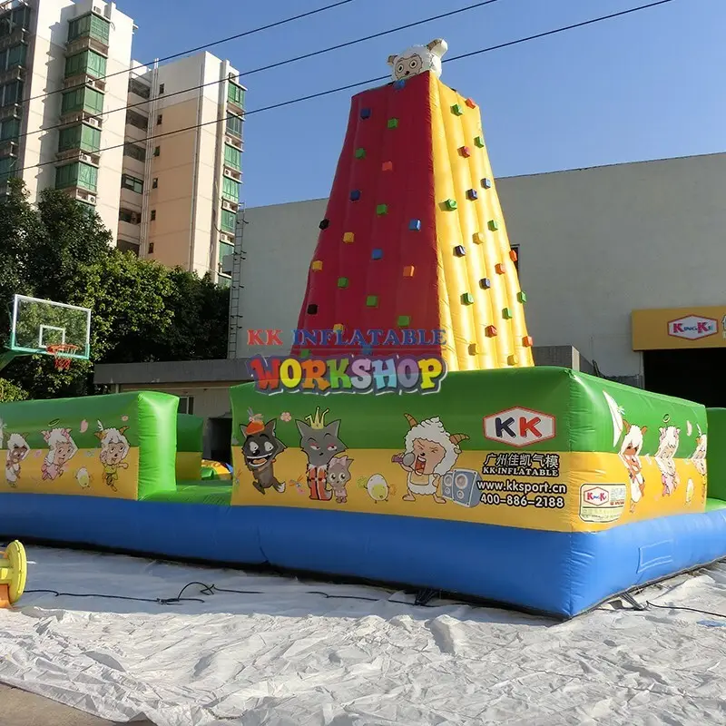 Inflatable rock climbing 6