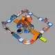 KK INFLATABLE creative inflatable floating water park wholesale for beach seaside 4