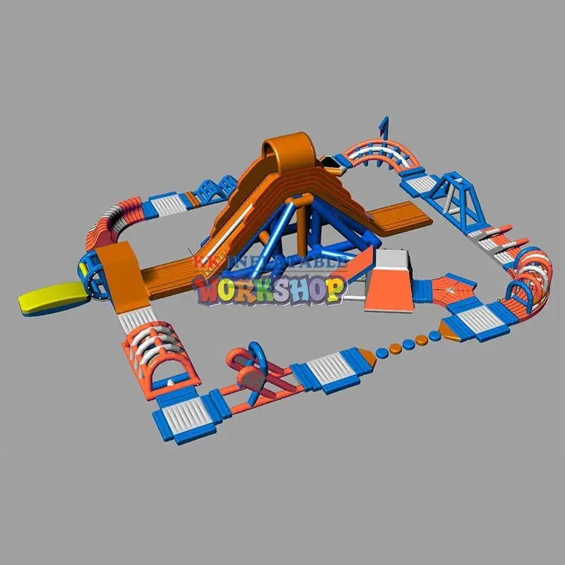 KK INFLATABLE creative inflatable floating water park wholesale for beach seaside 5