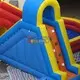 KK INFLATABLE funny commercial inflatable water slides fire truck shape for swimming pool 6