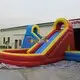KK INFLATABLE funny commercial inflatable water slides fire truck shape for swimming pool 5