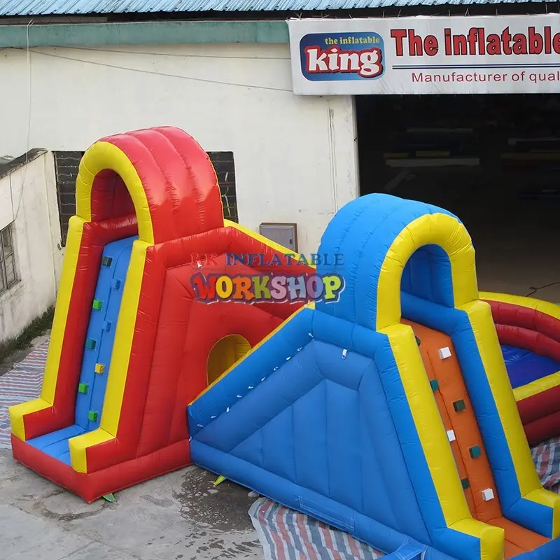KK INFLATABLE funny commercial inflatable water slides fire truck shape for swimming pool 3