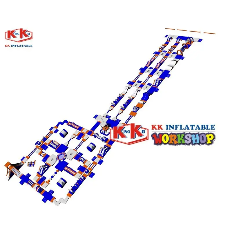 dinosaur kids inflatable water park rainbow for seaside KK INFLATABLE 5