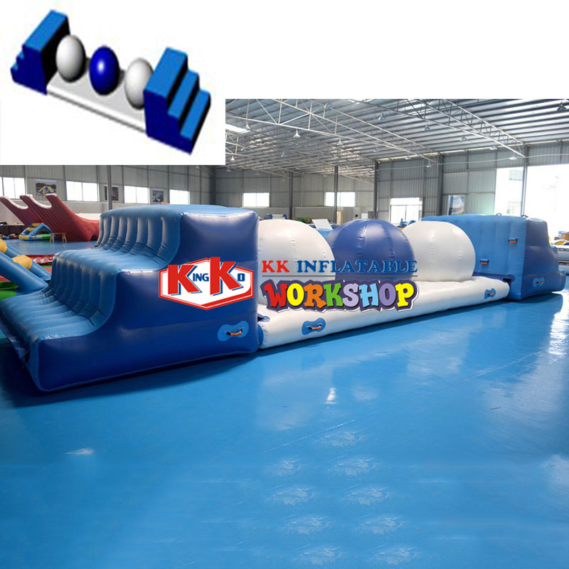 Parque acuático flotante inflable y equipo de juego de agua inflable para adultos en el mar/lago 3