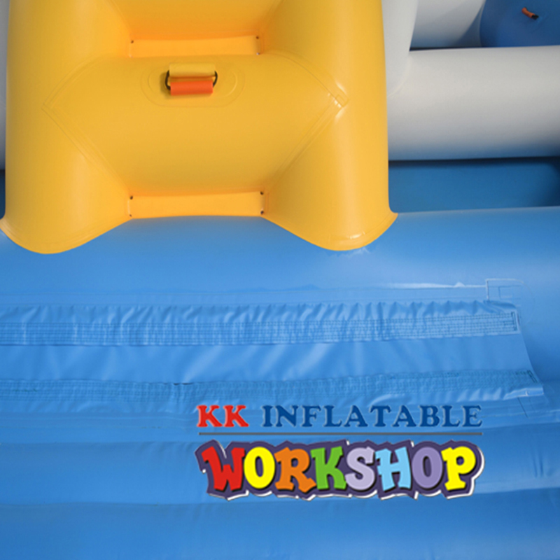 Parques de diversión de agua abierta inflable gigante con movimiento de pases 5