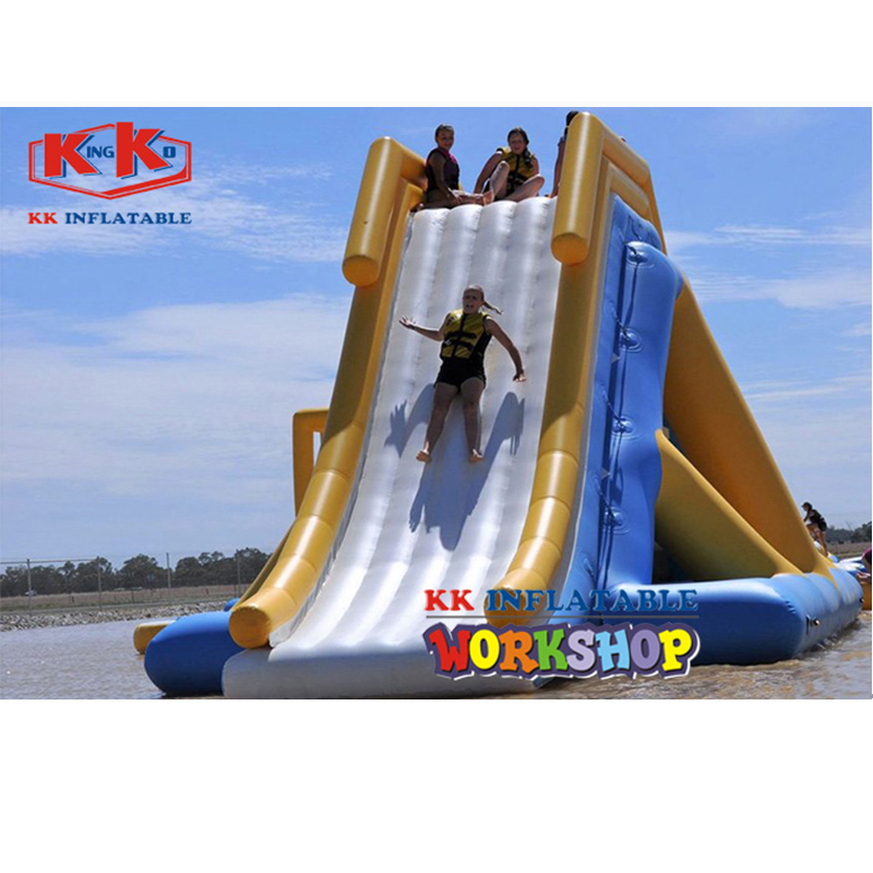 Parques de diversión de agua abierta inflable gigante con movimiento de pases 3