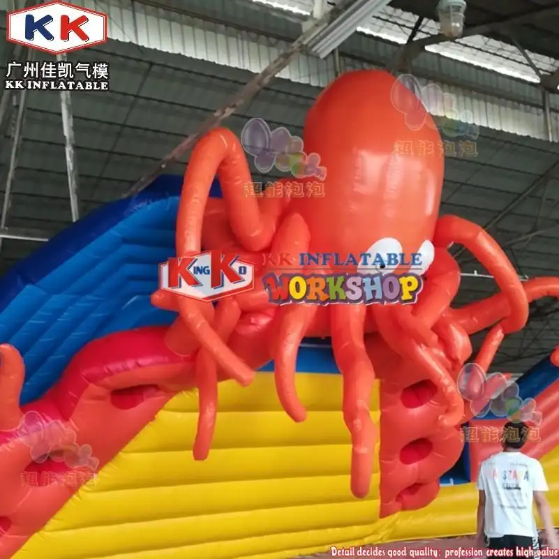 KK INFLATABLE blue inflatable theme playground manufacturer for amusement park 9