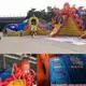 KK INFLATABLE blue inflatable theme playground manufacturer for amusement park 10