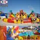 KK INFLATABLE blue inflatable theme playground manufacturer for amusement park 2