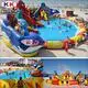 KK INFLATABLE blue inflatable theme playground manufacturer for amusement park 7