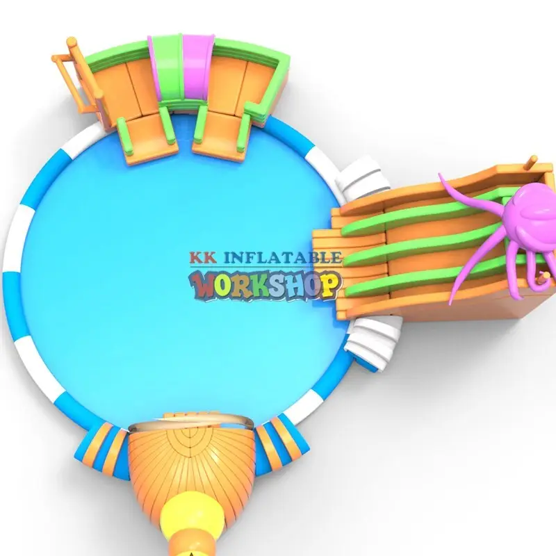 custom inflatable theme playground pvc supplier for amusement park 6