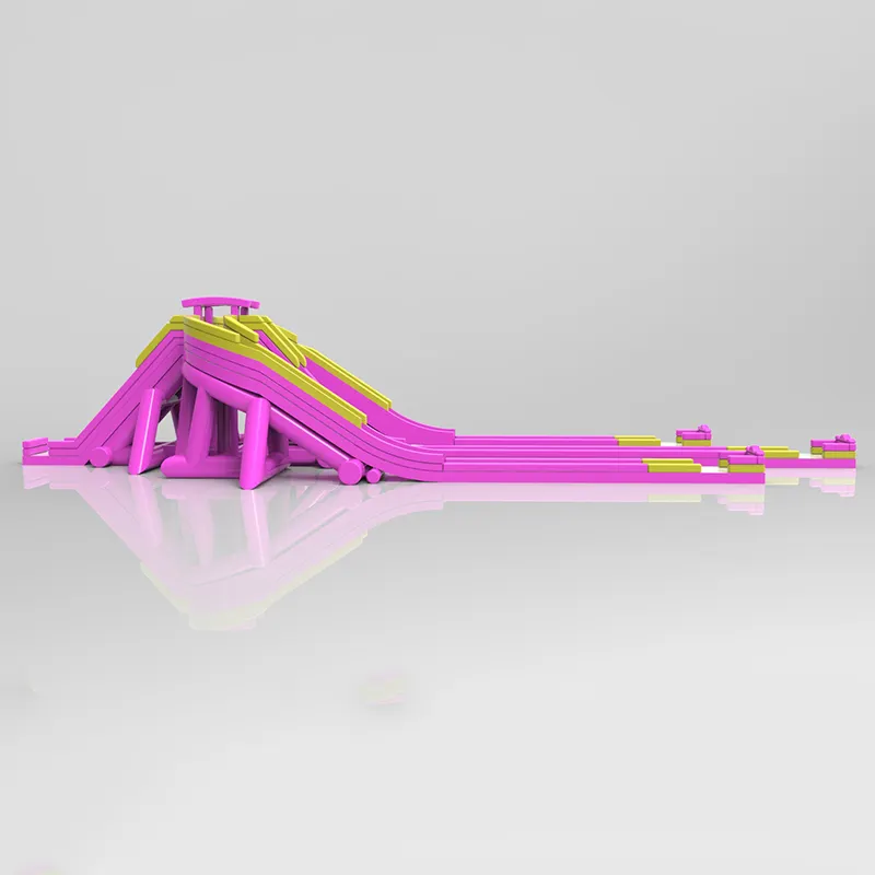 inflatable water playground rainbow for amusement park KK INFLATABLE 4