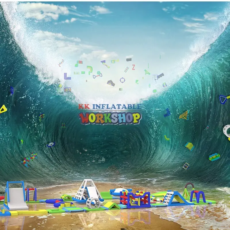 Inflatable floating on Water Park 4