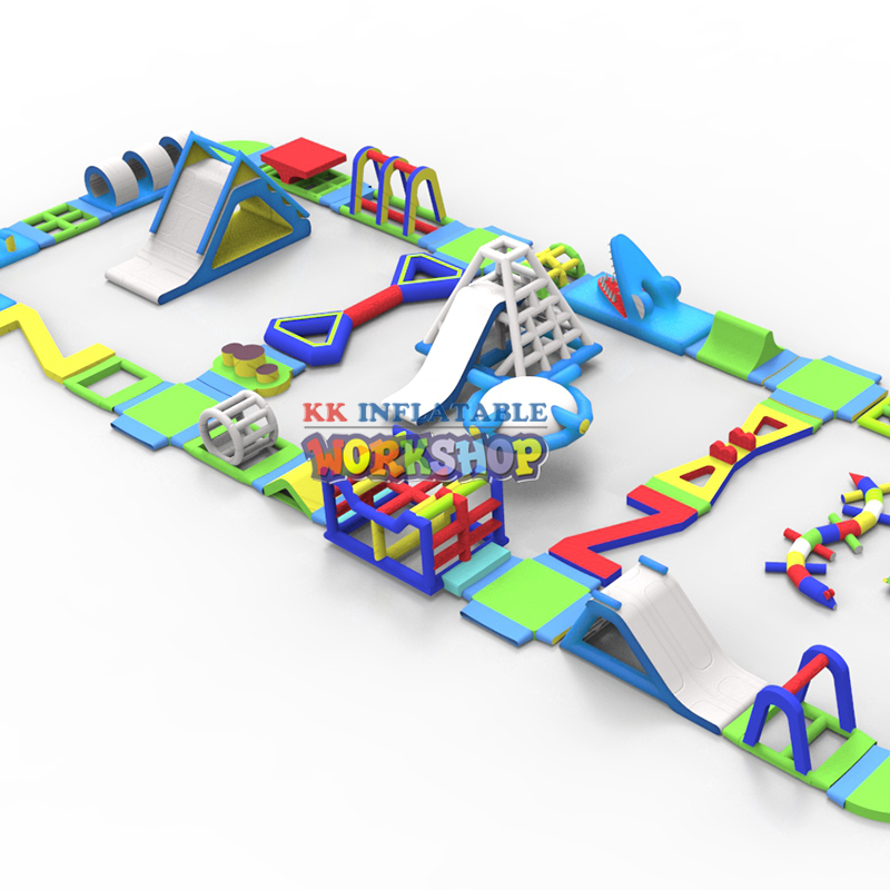 Outdoor Inflatable Playground Large Commercial Inflatable Floating Water Park 5