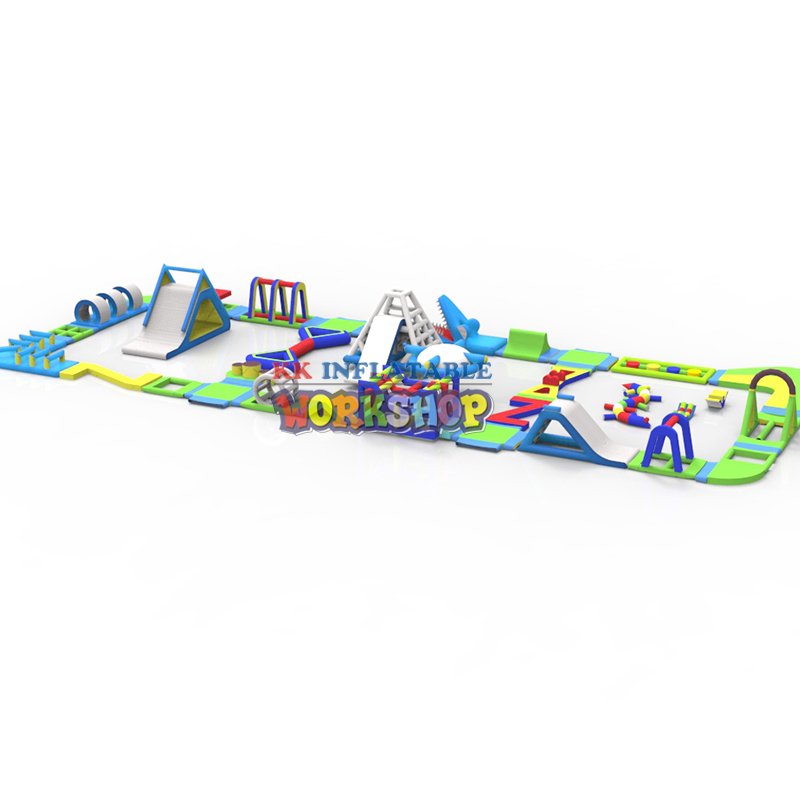Outdoor Inflatable Playground Large Commercial Inflatable Floating Water Park 7