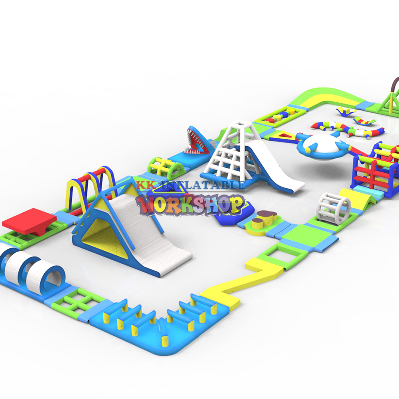Outdoor Inflatable Playground Large Commercial Inflatable Floating Water Park 6