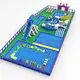 custom inflatable theme park pvc animal modelling for beach 5