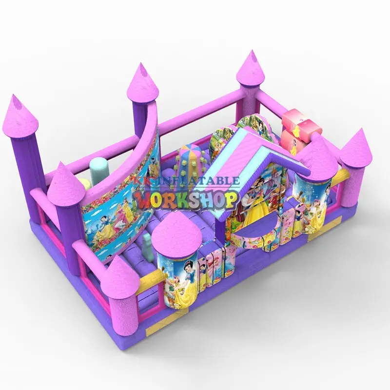 KK INFLATABLE jumping jumping castle colorful for paradise 4