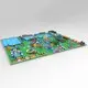 KK INFLATABLE rainbow kids inflatable water park manufacturer for children 7