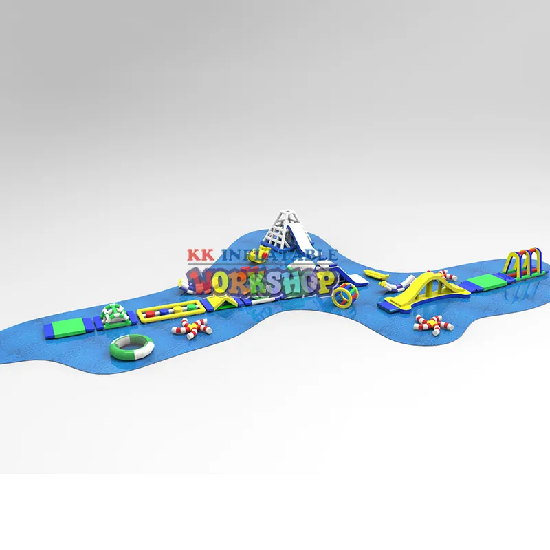 KK INFLATABLE hot selling inflatable theme playground animal modelling for seaside 6
