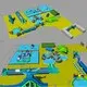 KK INFLATABLE creative design inflatable theme playground factory price for seaside 4
