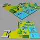 KK INFLATABLE creative design inflatable theme playground factory price for seaside 7