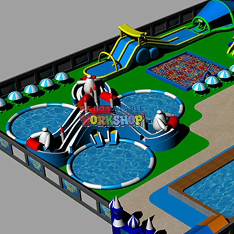 KK INFLATABLE large inflatable theme park factory price for amusement park 6