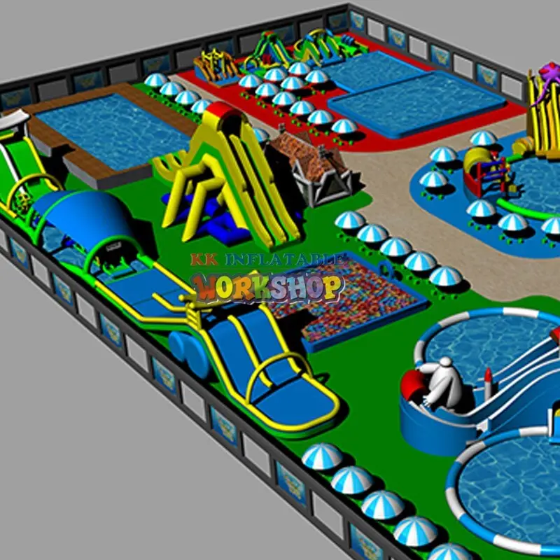 KK INFLATABLE large inflatable theme park factory price for amusement park 7