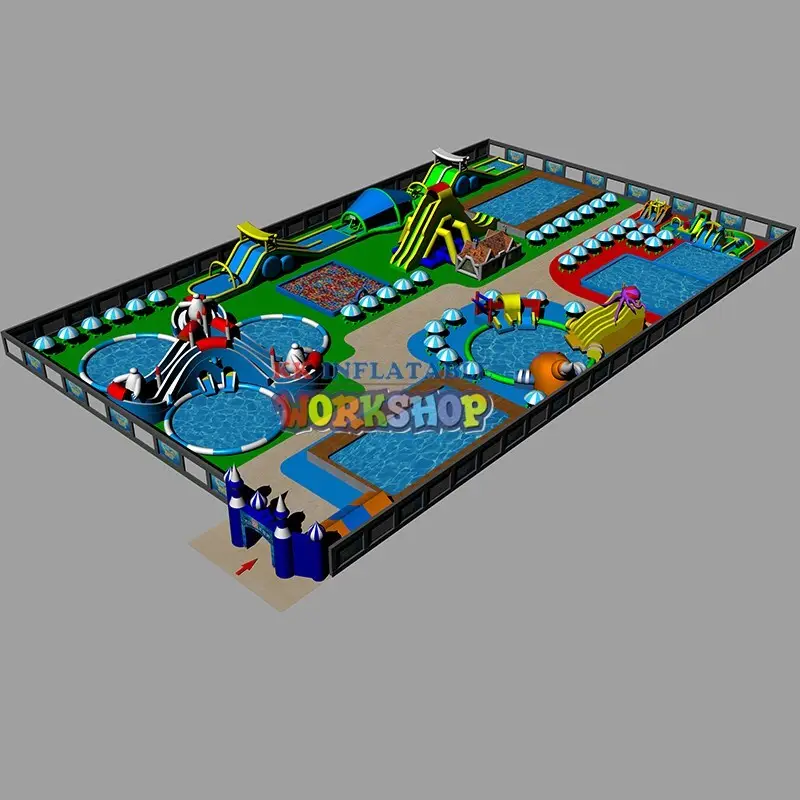 KK INFLATABLE large inflatable theme park factory price for amusement park 4