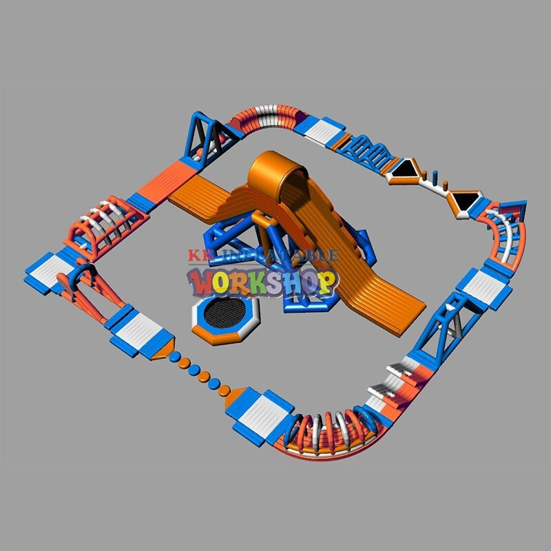 KK INFLATABLE rainbow inflatable water parks factory price for paradise 9