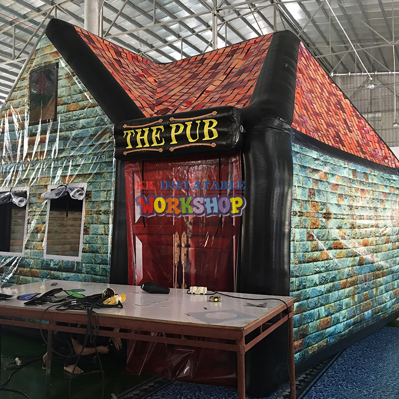 Inflatable Pub Tent, Mobile Airtight Bar for Home Parties 2