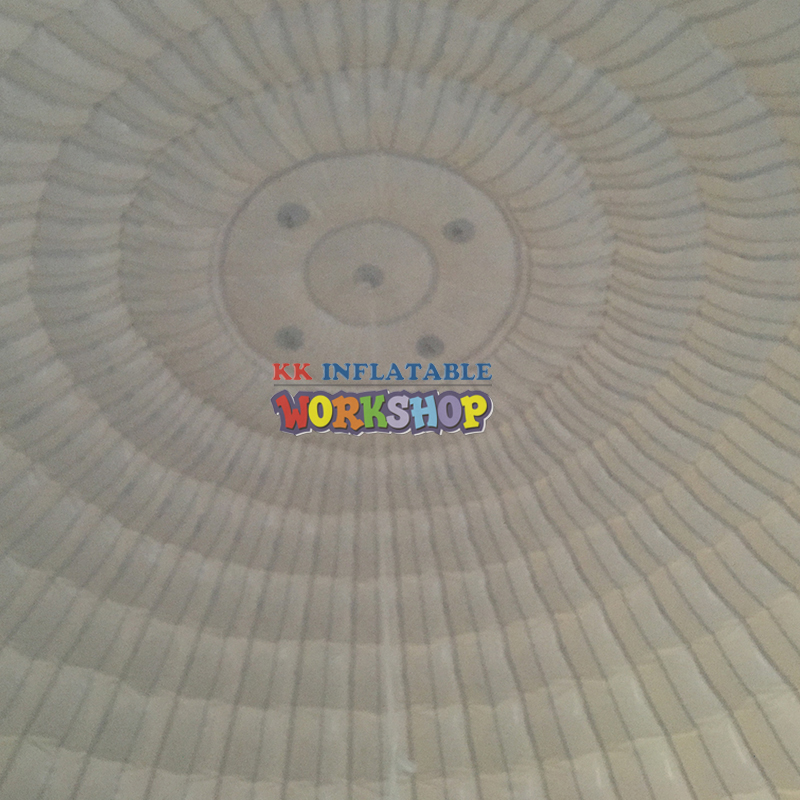 Portable White Inflatable Dome Tent with Color - Changing LED Lights for Trade Show Exhibition 5