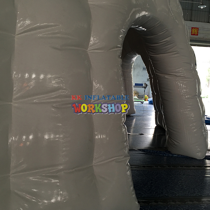 Portable White Inflatable Dome Tent with Color - Changing LED Lights for Trade Show Exhibition 7