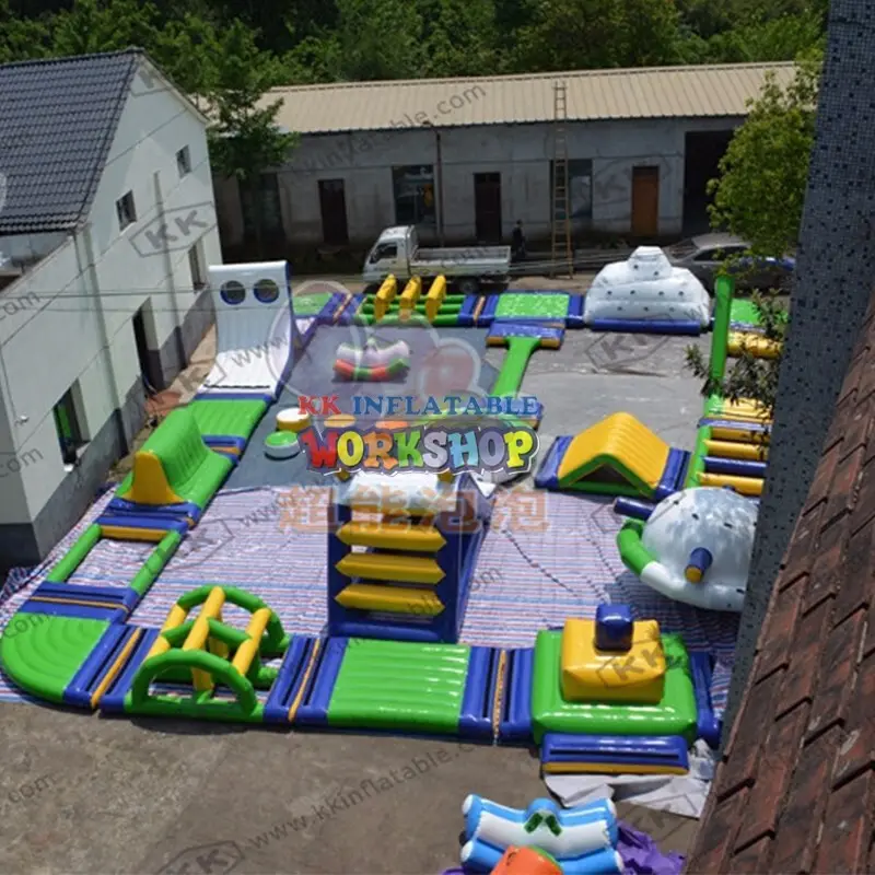KK INFLATABLE slide pool combination inflatable theme playground factory price for paradise 4