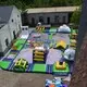KK INFLATABLE slide pool combination inflatable theme playground factory price for paradise 4