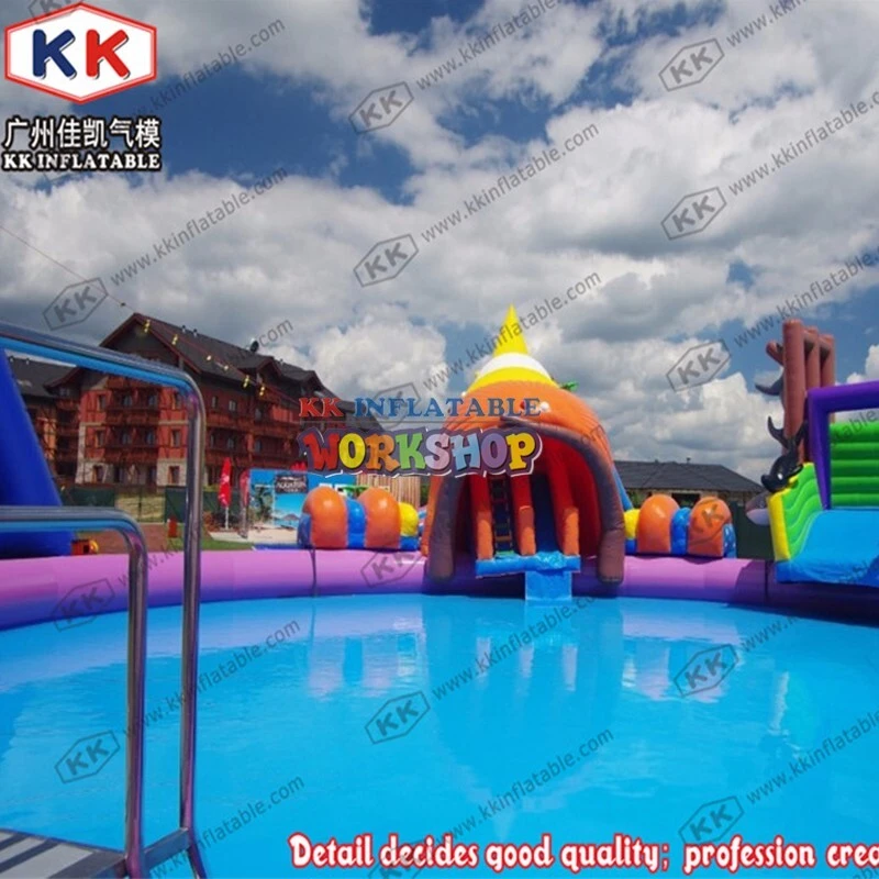 KK INFLATABLE custom inflatable theme park good quality for paradise 3
