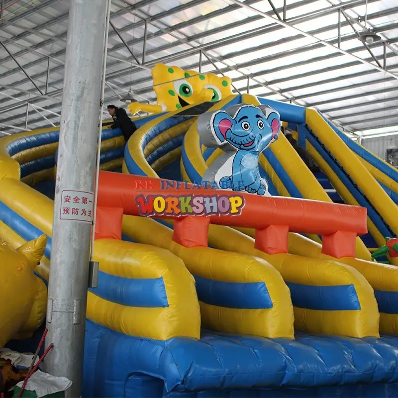 KK INFLATABLE colorful inflatable floating water park factory direct for beach seaside 4