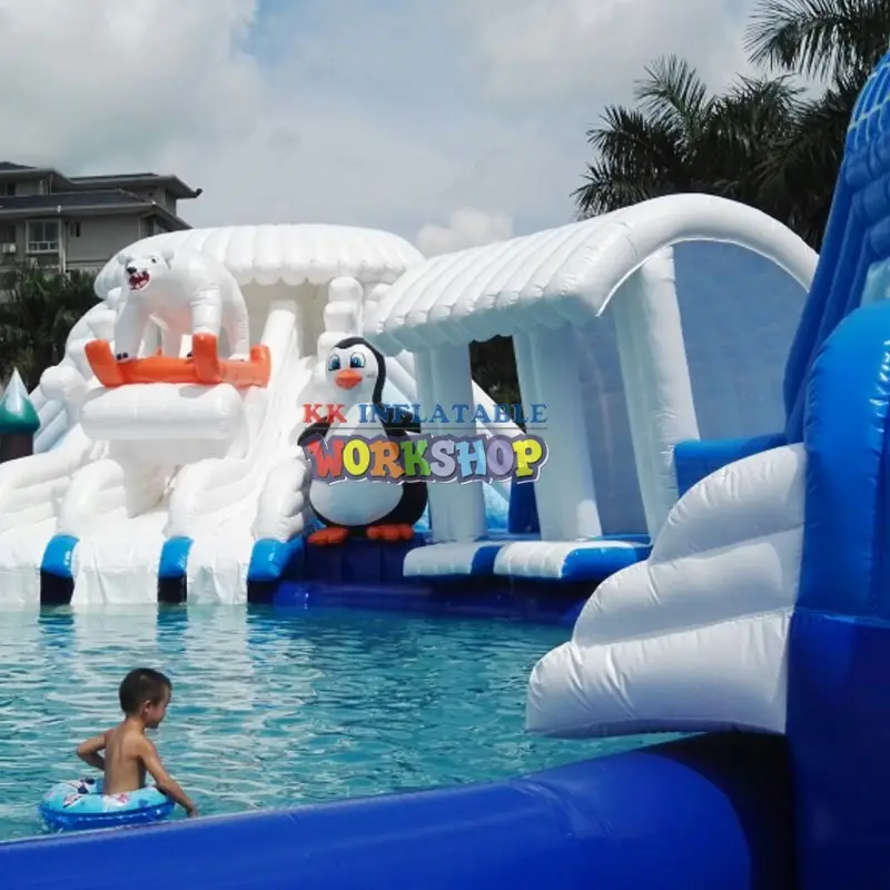 KK INFLATABLE custom inflatable water playground animal modelling for beach 3