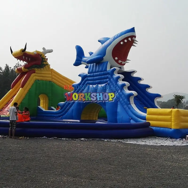 KK INFLATABLE large inflatable theme playground animal modelling for amusement park 2