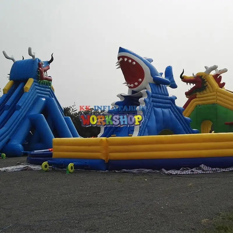 KK INFLATABLE large inflatable theme playground animal modelling for amusement park 3