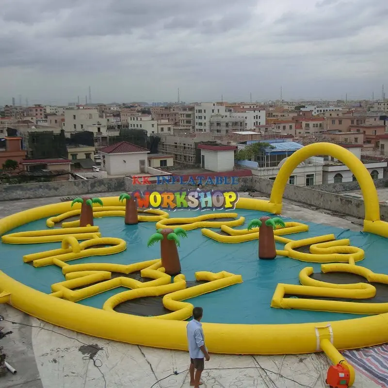 custom inflatable theme playground rainbow supplier for paradise 3