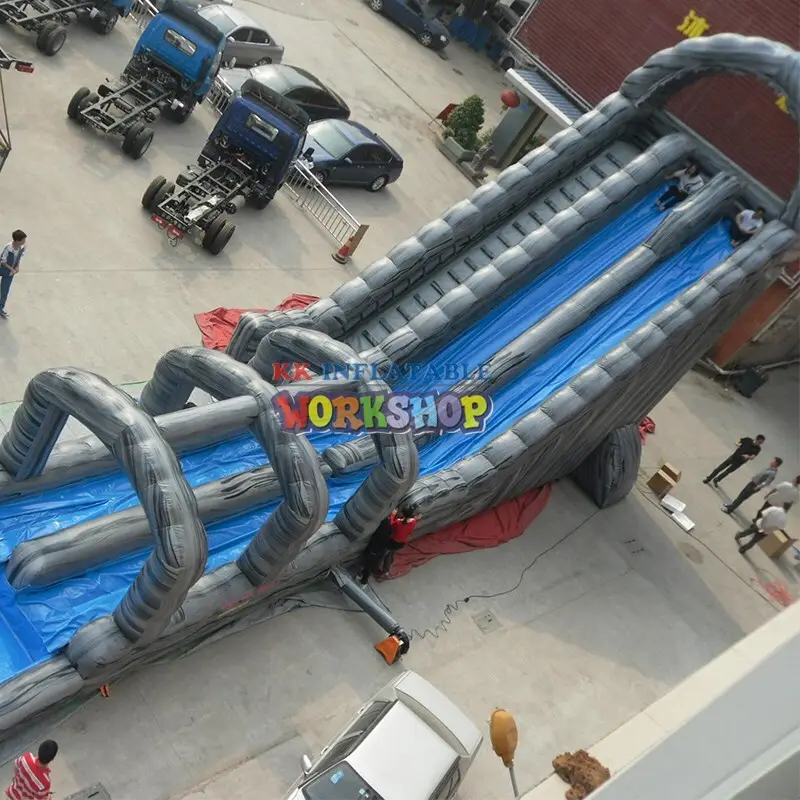 inflatable water playground rainbow for beach KK INFLATABLE 2