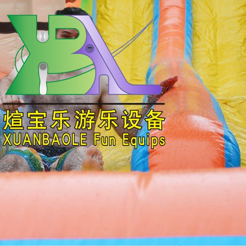 Dive into Profits: Commercial - Grade Inflatable Pool Slide with Palm Trees 9